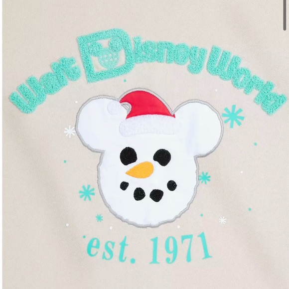 NWT Snowman WDW Sweatshirt - Picture 3 of 3
